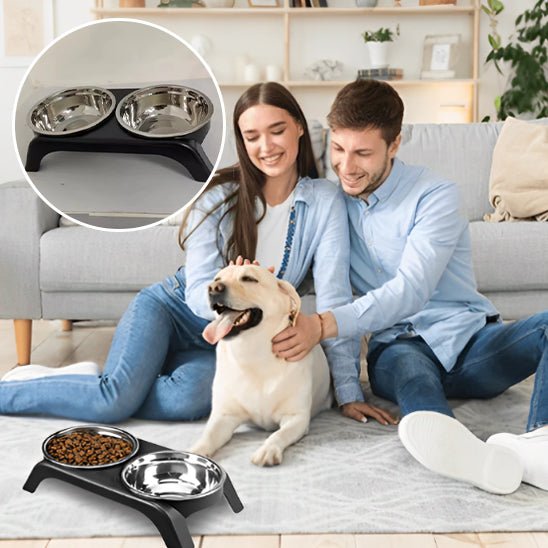 GAMELLES SURELEVEES POUR CHIEN | Essentielle™ - Wouf chien