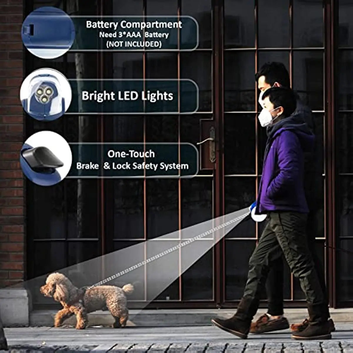 LAISSE POUR CHIEN  Multifonction