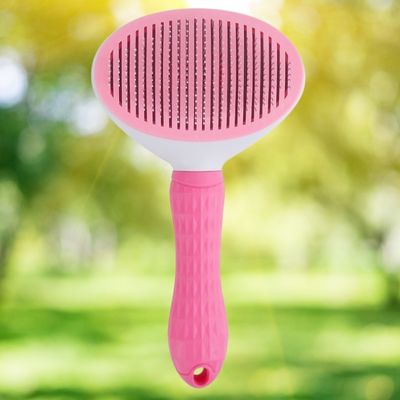 brosse-pour-chien-rose