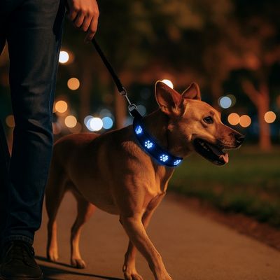 collier-lumineux-pour-chien-promenade