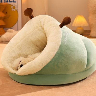 coussin anti stress chien vert