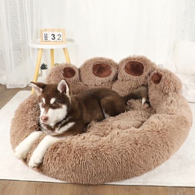 coussin-chien-brun