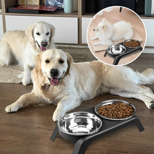 GAMELLES SURELEVEES POUR CHIEN | Essentielle™ - Wouf chien