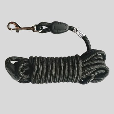 longe pour chien noir