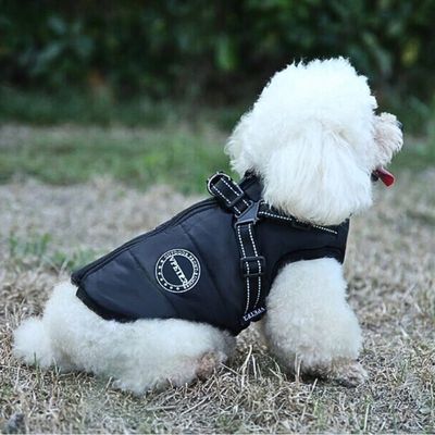 manteau pour chien avec harnais integre ajustable