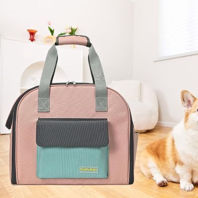 sac a dos pour chien rose